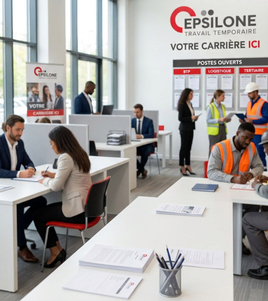 Ouvrier confiant portant un casque et des équipements de sécurité sur un chantier